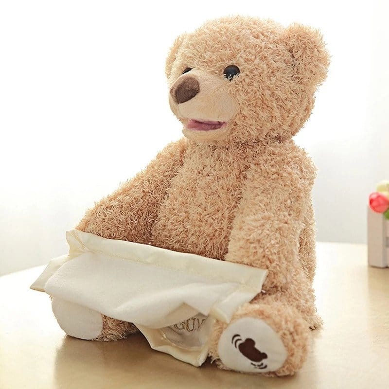 Peek a Boo Talking Teddy Bear - Buy Online 75% Off - Wizzgoo Store
