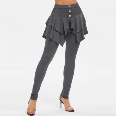 Tiered Ruffle Skirted Legging - Buy Online 75% Off - Wizzgoo Store