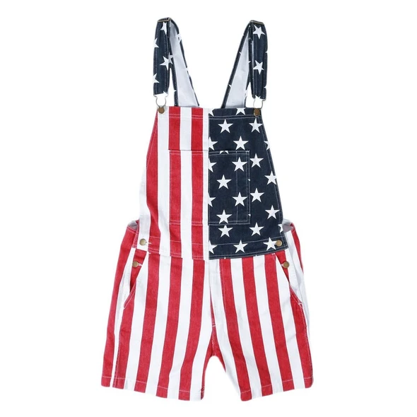 American Flag Overalls Shorts - Buy Online 75% Off - Wizzgoo Store