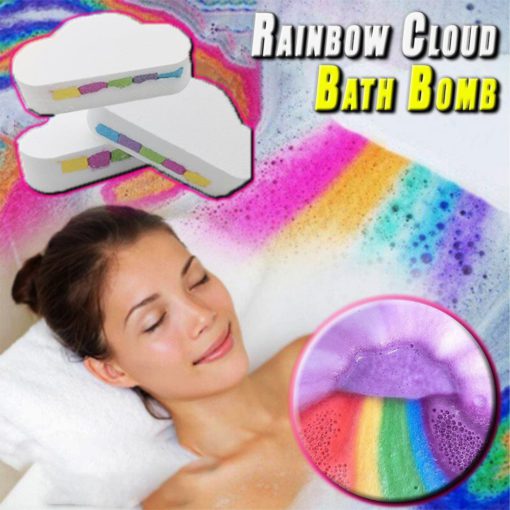 Rainbow Cloud Bath Bomb - Buy Online 75% Off - Wizzgoo Store