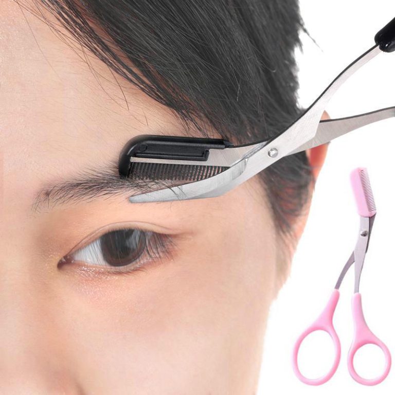 Eyebrow Trimmer Scissors With Comb Buy Online 75 Off Wizzgoo