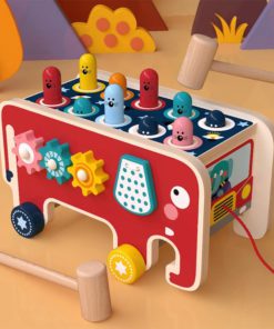 WOODEN ELLIE ACTIVITY WAGON