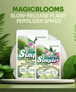 MagicBlooms Slow-Release Plant Fertilizer Spikes