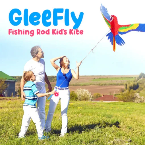 GleeFly Fishing Rod Kids Kite