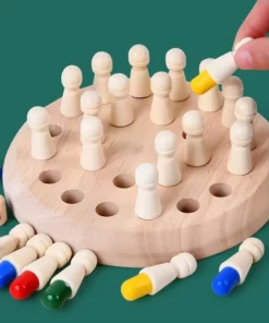 Wooden Memory Match Stick Chess Game