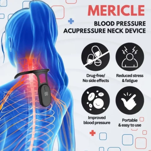 Mericle™ Blood Pressure Acupressure Neck Device - Image 4