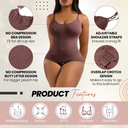 SculptSnap Body Shaping Bodysuit