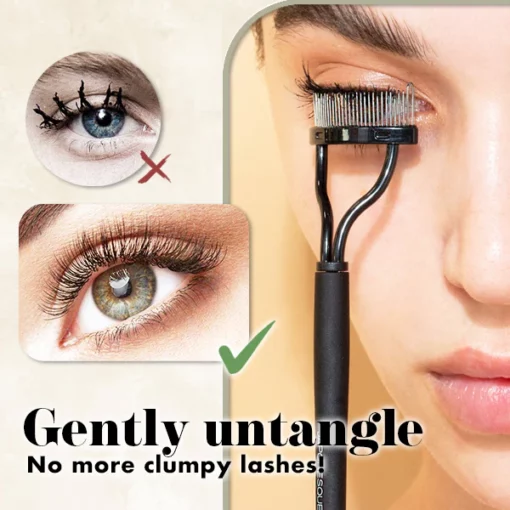 Deluxe Eyelash Clump Filter Comb - Image 4