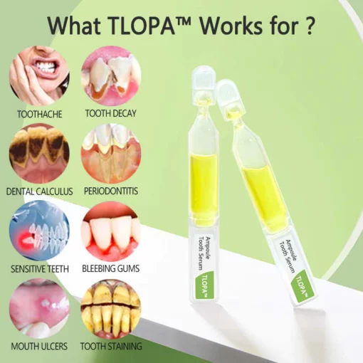 TLOPA Ampoule Oral Restorative Toothpaste to restore the health of your mouth, teeth