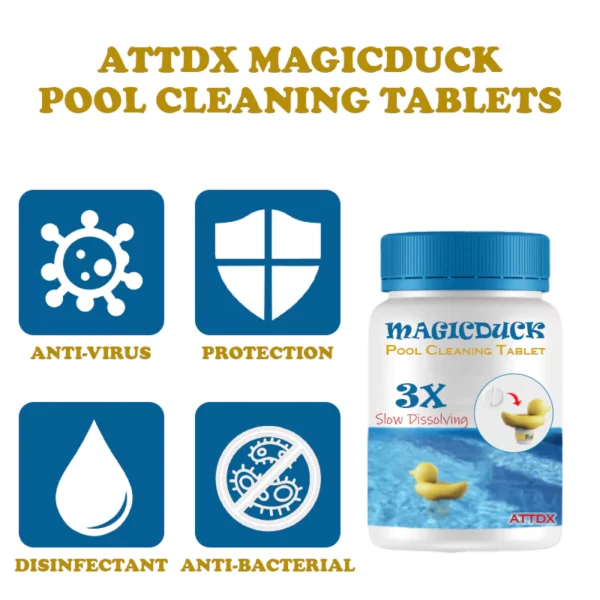 ATTDX MagicDuck Pool Cleaning Tablets