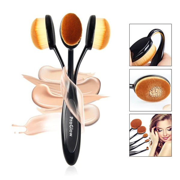 ProGlow Nano Precision Oval Face Brush Set