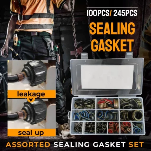 100pcs/ 245pcs Assorted Sealing Gasket Set - Image 4