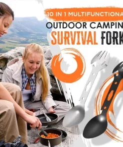 10 In 1 Multifunctional Outdoor Camping Survival Fork