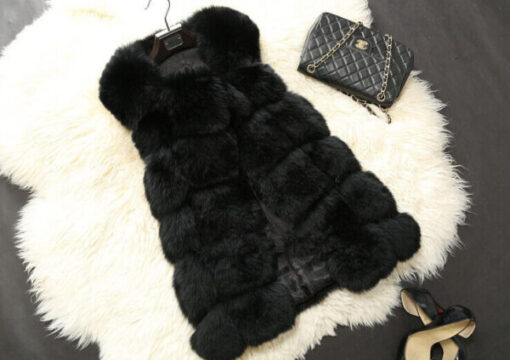 Faux Fur Vest - Image 7