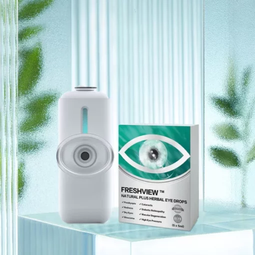 FreshView Natural Plus Herbal Eye Drops with Nano Ultrasonic Spray Eye Moisturizer