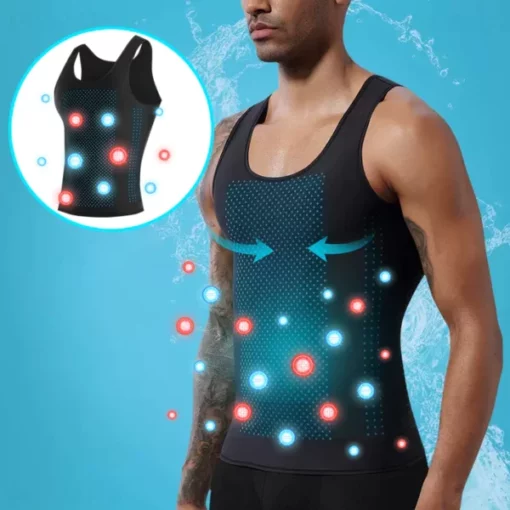 PISPARA™ Mens Ice Silk Shape Compression Vest