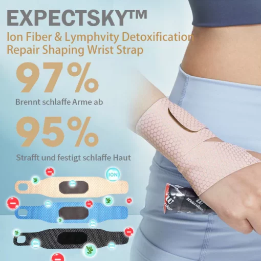 EXPECTSKY™ lon Fiber & Lymphvity Detoxification Repair Shaping Wrist Strap - Image 7