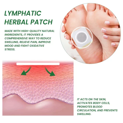 LymSlim Lymphatic Detoxing and Slimming Tourmaline Herbal Patch