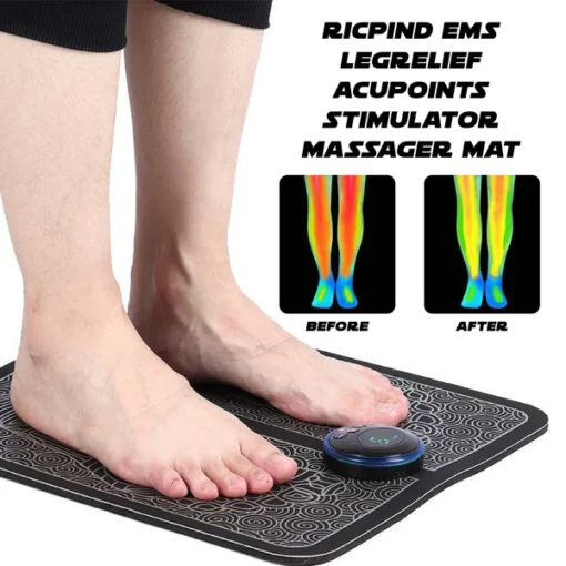 Ricpind EMS LegRelief AcupointsStimulator Massager Mat