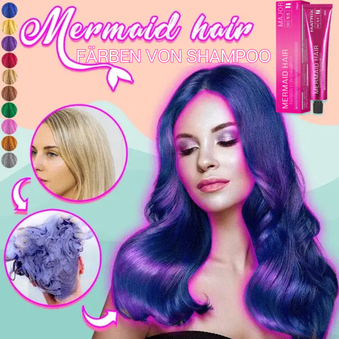 Mermaid Hair Frbeshampoo