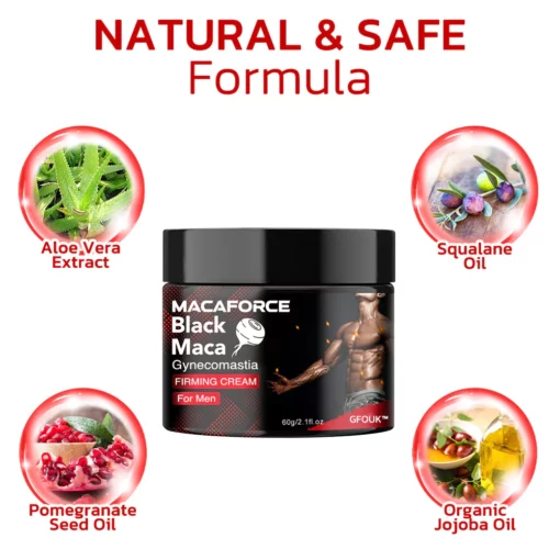 MACAFORCE Black Maca Gynecomastia Firming Cream