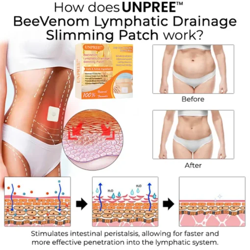 UNPREE™ BeeVenom Lymphatic Drainage Slimming Patch - Image 3