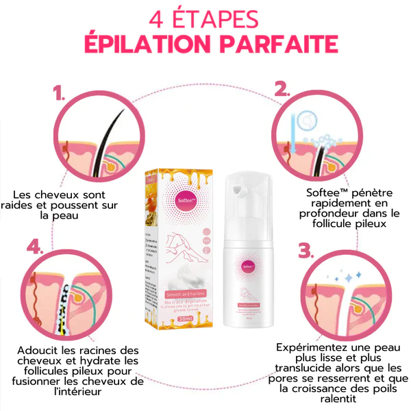 Softee Cire Dabeille Apilation Mousse