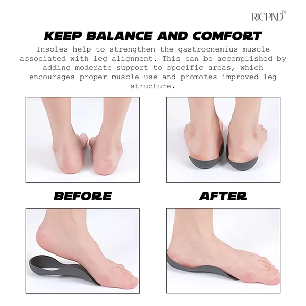 Ricpind HalfArch LegCorrector InstantSupport Insole