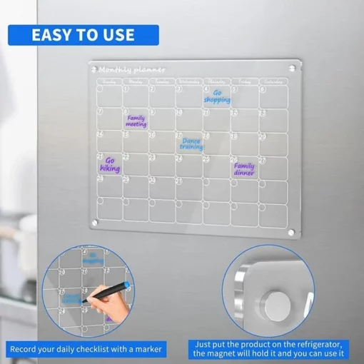 📆Magnetic Schedule Planner For Fridge【Permanently reusable】 - Image 5