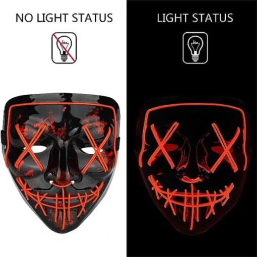 LumoMas™ Halloween LED Light Up Mask - Image 3