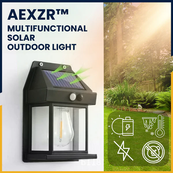 AEXZR Multifunctional Solar Outdoor Light