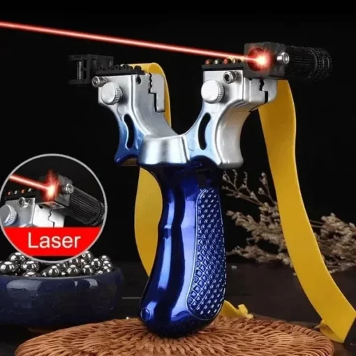 Precision Aiming High Power Laser Slingshot