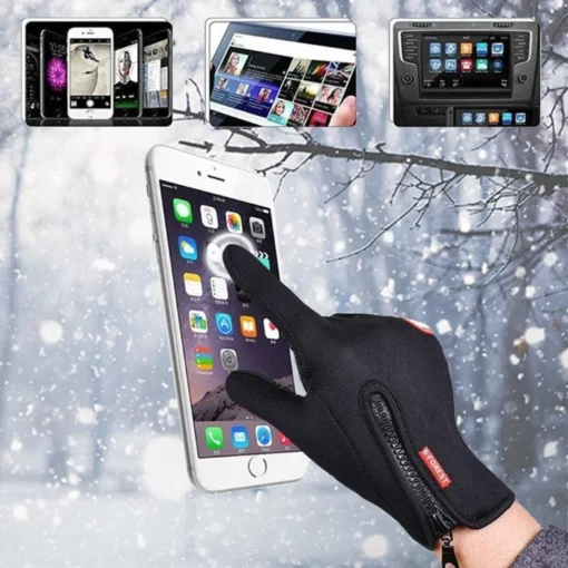 Premium Warm Windproof Waterproof Touch Screen Gloves Unisex - Image 10