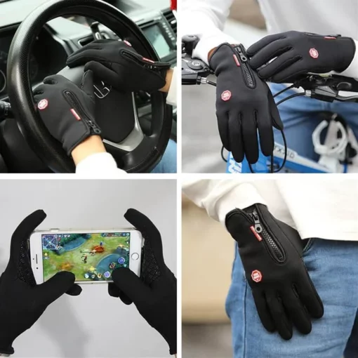 Premium Warm Windproof Waterproof Touch Screen Gloves Unisex - Image 9