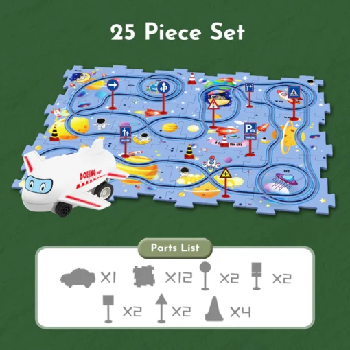 PuzzleRacer™ Kids Car Track Set - Image 8