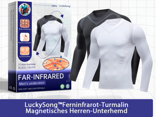 LuckySong® Fern-Infrarot Turmalin Magnetisches Herren-Unterhemd