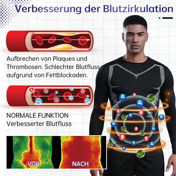 Sugoola Ferninfrarot Turmalin Magnetic Herren-Unterhemd