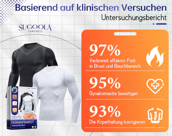 Sugoola Ferninfrarot Turmalin Magnetic Herren-Unterhemd