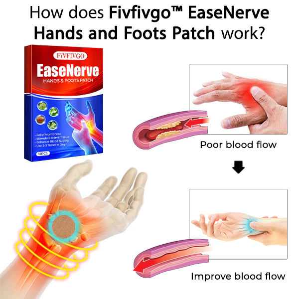 Fivfivgo EaseNerve Hands and Foots Patch