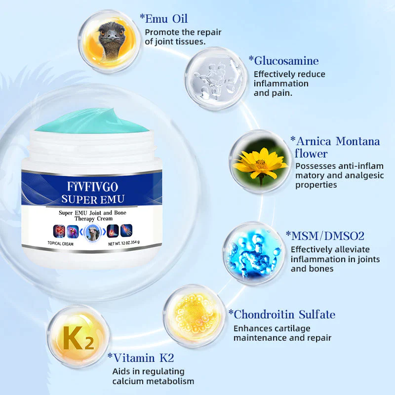 Fivfivgo Super EMU Joint and Bone Therapy Cream