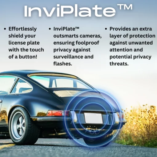 InviPlate™ LCD Car License Plate Protector - Image 2