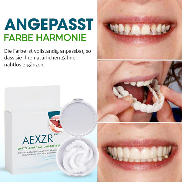 AEXZR Einstellbare Snap-On-Prothesen