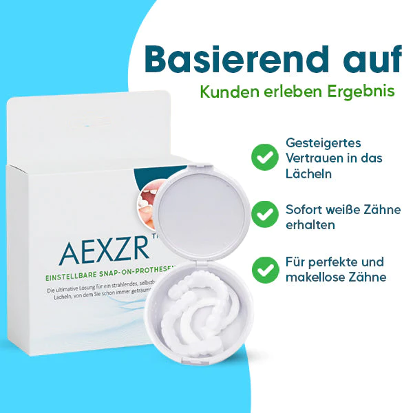 AEXZR Einstellbare Snap-On-Prothesen