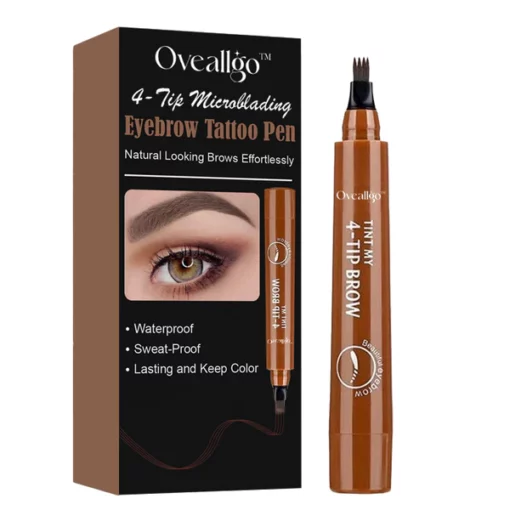 Oveallgo™ 4-Tip Professional Microblading Eyebrow Tattoo Pen