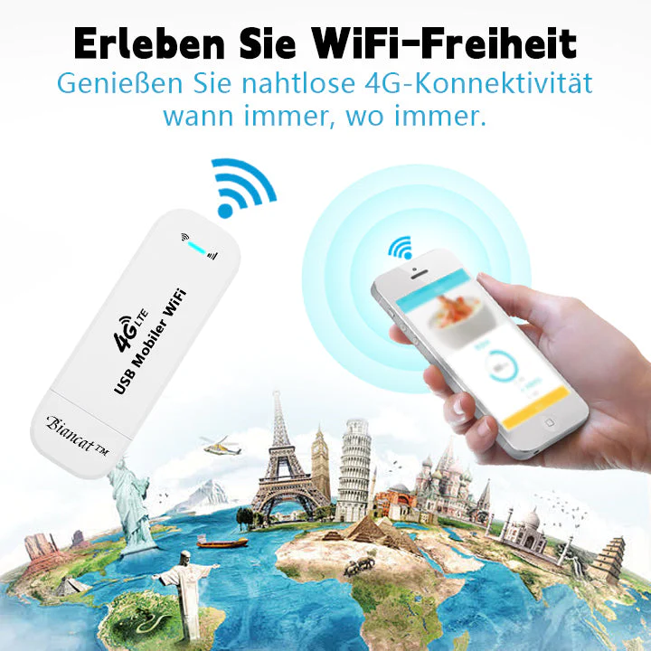 Biancat LTE-Router Kabelloser USB-Mobilfunk-Breitbandadapter