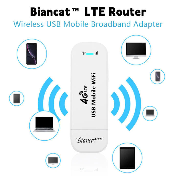 Biancat LTE Router Wireless USB Mobile Broadband Adapter