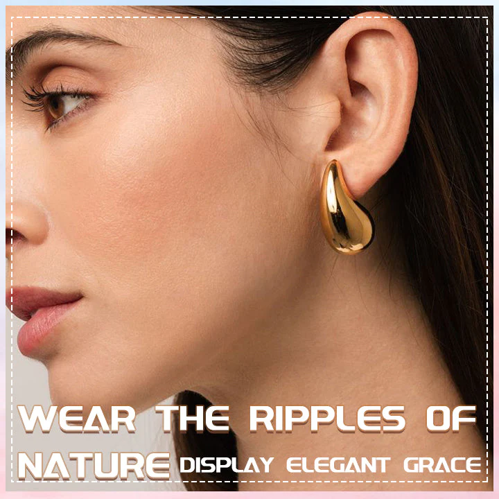 Ceoerty Glimmering Droplet Dangle Earrings