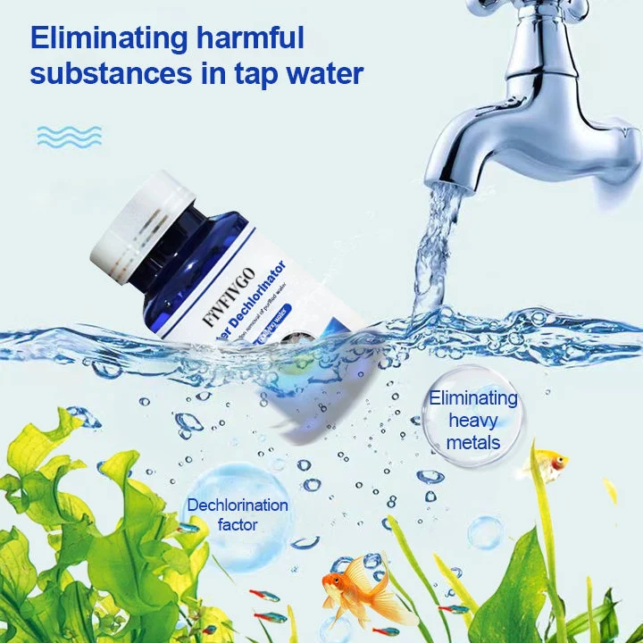 Fivfivgo Water Dechlorinator-Powerful Purify Tablets