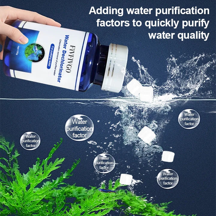 Fivfivgo Water Dechlorinator-Powerful Purify Tablets