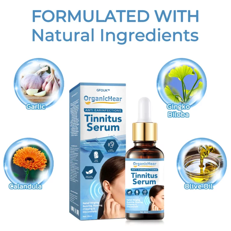 GFOUK OrganicHear Anti EarInfections and Tinnitus Relief Serum